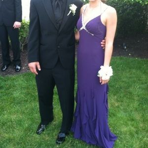 Purple prom dress